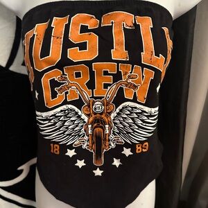 Windsor Black Strapless Top